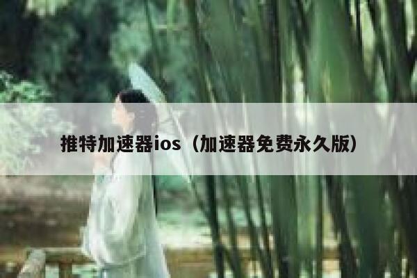 推特加速器ios（加速器免费永久版） 第1张