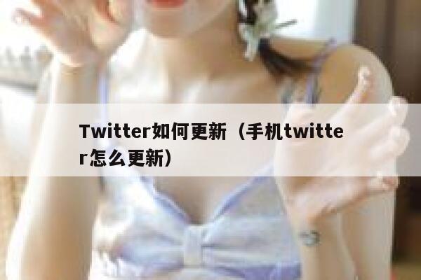 Twitter如何更新（手机twitter怎么更新） 第1张