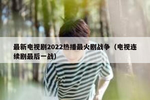 最新电视剧2022热播最火剧战争（电视连续剧最后一战） 第1张