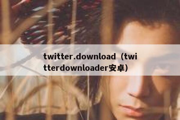 twitter.download（twitterdownloader安卓） 第1张