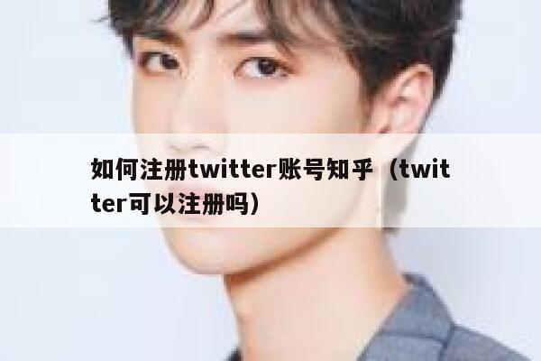 如何注册twitter账号知乎（twitter可以注册吗） 第1张