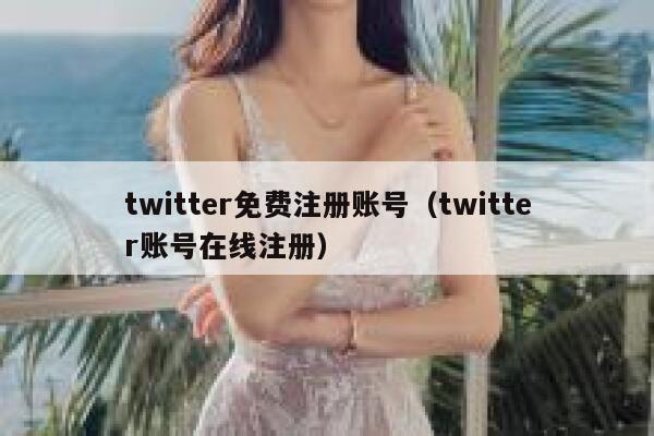 twitter免费注册账号（twitter账号在线注册） 第1张