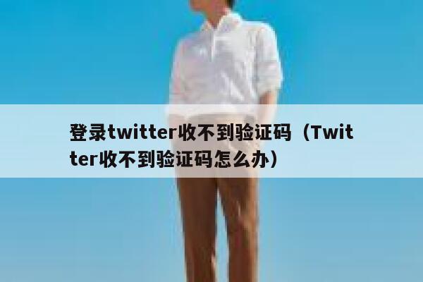 登录twitter收不到验证码（Twitter收不到验证码怎么办） 第1张