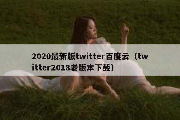 2020最新版twitter百度云（twitter2018老版本下载） 第1张