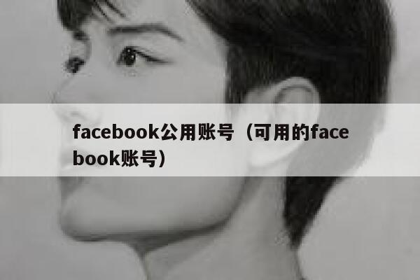 facebook公用账号（可用的facebook账号） 第1张