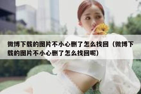 微博下载的图片不小心删了怎么找回（微博下载的图片不小心删了怎么找回呢） 第1张