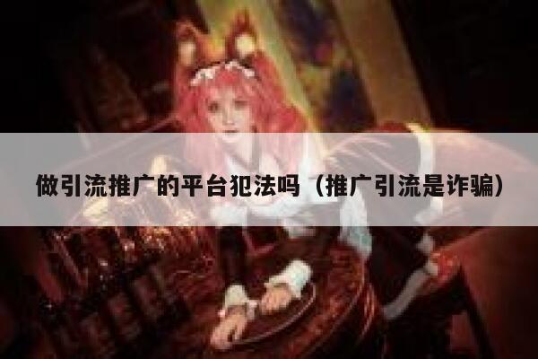 做引流推广的平台犯法吗（推广引流是诈骗） 第1张