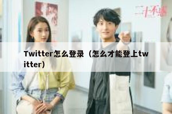 Twitter怎么登录（怎么才能登上twitter） 第1张