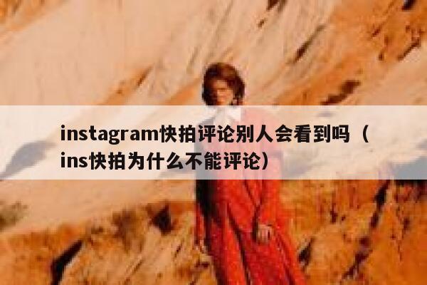instagram快拍评论别人会看到吗（ins快拍为什么不能评论） 第1张