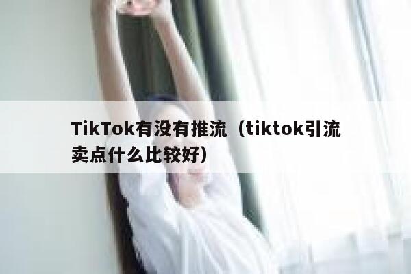 TikTok有没有推流（tiktok引流卖点什么比较好） 第1张