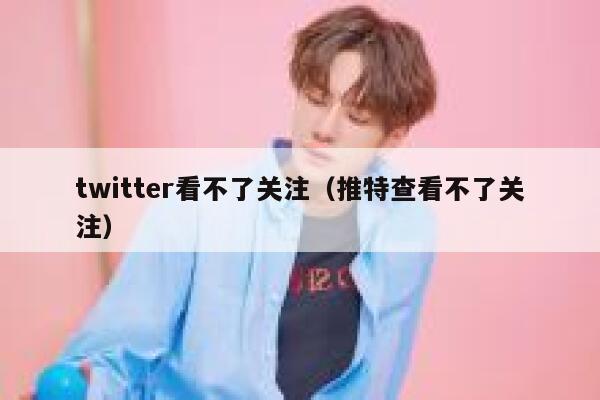 twitter看不了关注(推特查看不了关注) 第1张 twitter看不了关注(推特查看不了关注) 第1张