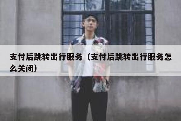 支付后跳转出行服务（支付后跳转出行服务怎么关闭） 第1张