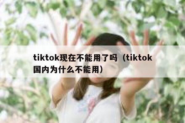 tiktok现在不能用了吗（tiktok国内为什么不能用） 第1张