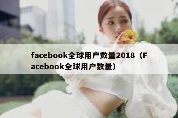 facebook全球用户数量2018(Facebook全球用户数量) 第1张 facebook全球用户数量2018(Facebook全球用户数量) 第1张