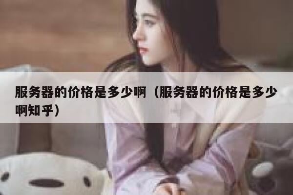 服务器的价格是多少啊（服务器的价格是多少啊知乎） 第1张