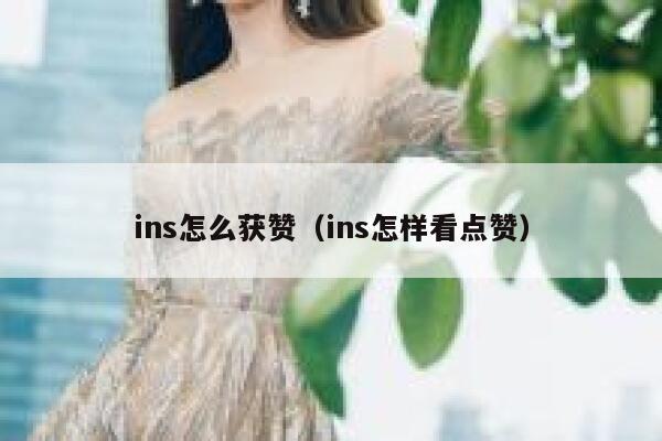 ins怎么获赞（ins怎样看点赞） 第1张