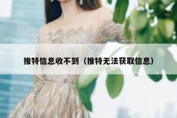 推特信息收不到（推特无法获取信息） 第1张