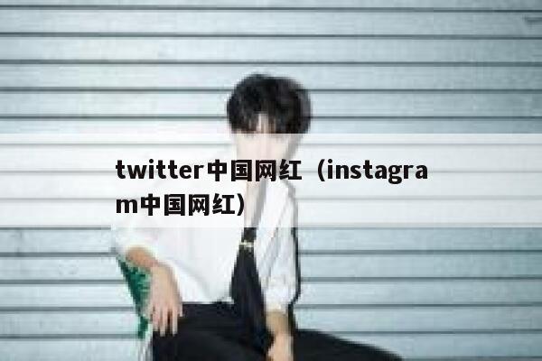 twitter中国网红（instagram中国网红） 第1张