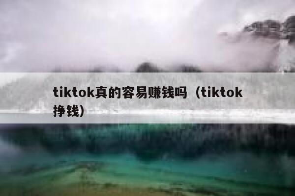 tiktok真的容易赚钱吗（tiktok挣钱） 第1张