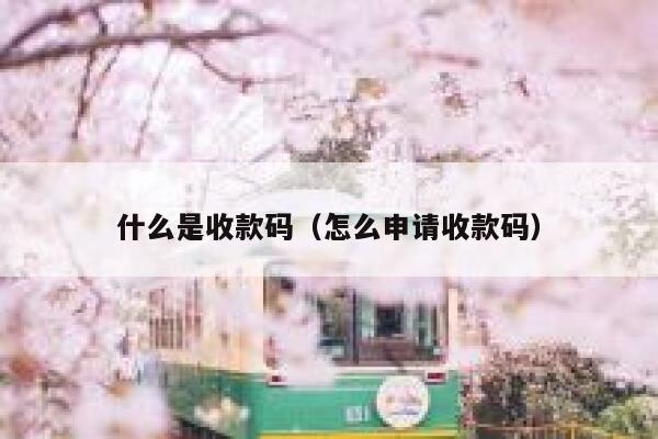 什么是收款码(怎么申请收款码) 第1张 什么是收款码(怎么申请收款码) 第1张