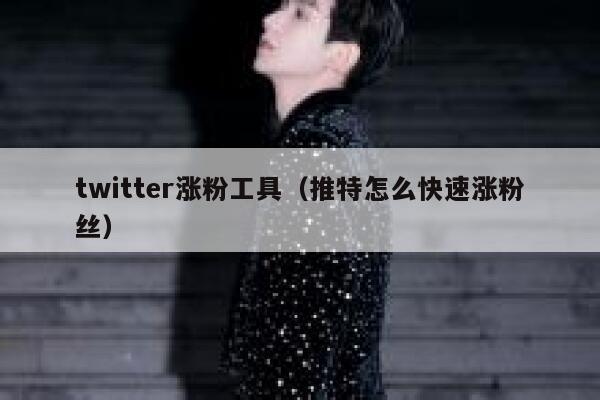 twitter涨粉工具（推特怎么快速涨粉丝） 第1张