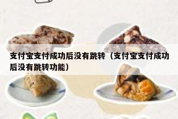 支付宝支付成功后没有跳转（支付宝支付成功后没有跳转功能） 第1张