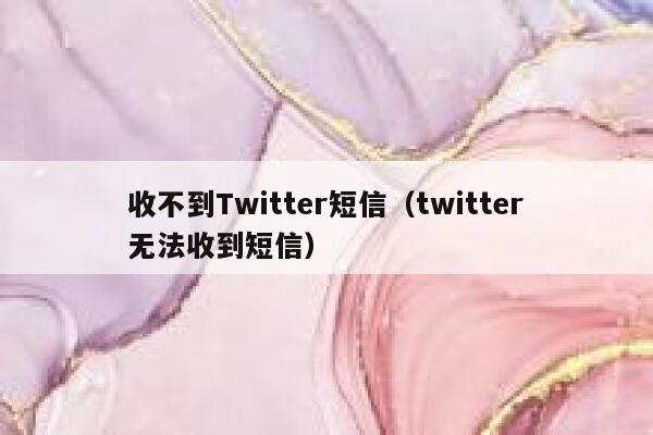 收不到Twitter短信(twitter无法收到短信) 第1张 收不到Twitter短信(twitter无法收到短信) 第1张