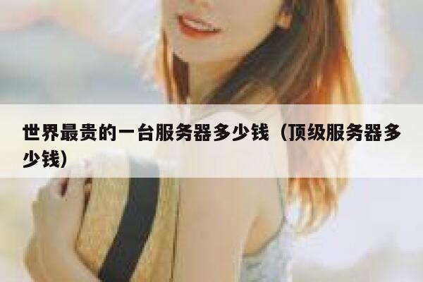 世界最贵的一台服务器多少钱（顶级服务器多少钱） 第1张