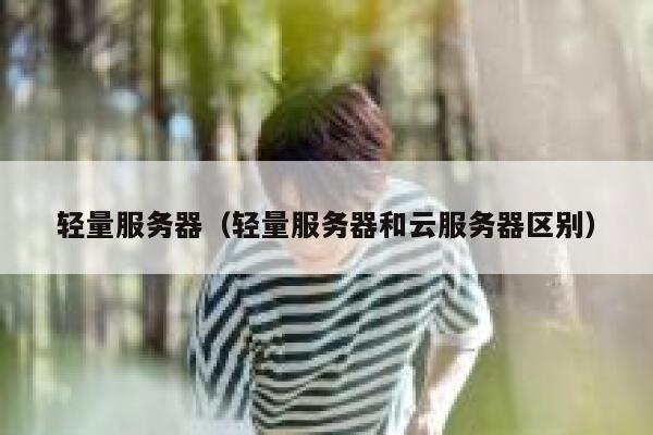 轻量服务器（轻量服务器和云服务器区别） 第1张