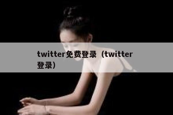 twitter免费登录（twitter 登录） 第1张