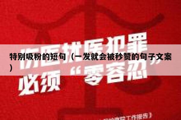 特别吸粉的短句（一发就会被秒赞的句子文案） 第1张