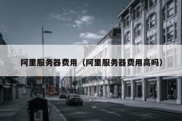 阿里服务器费用（阿里服务器费用高吗） 第1张