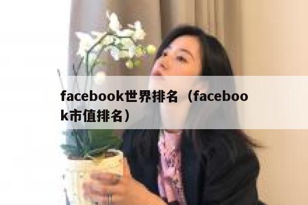 facebook世界排名（facebook市值排名） 第1张