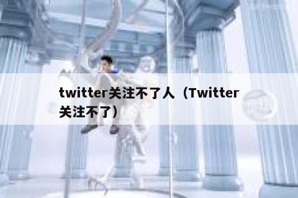 twitter关注不了人（Twitter关注不了） 第1张