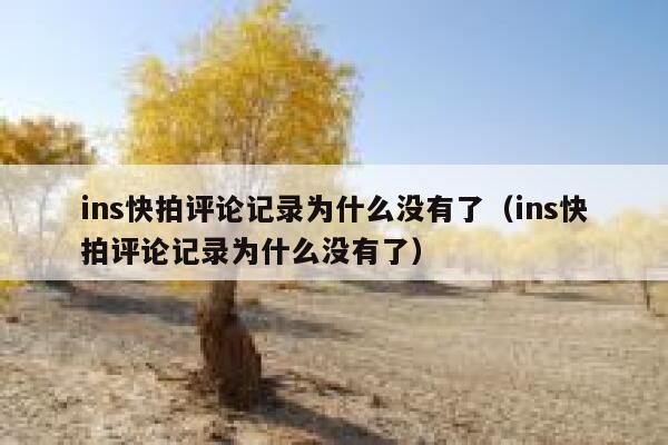 ins快拍评论记录为什么没有了（ins快拍评论记录为什么没有了） 第1张