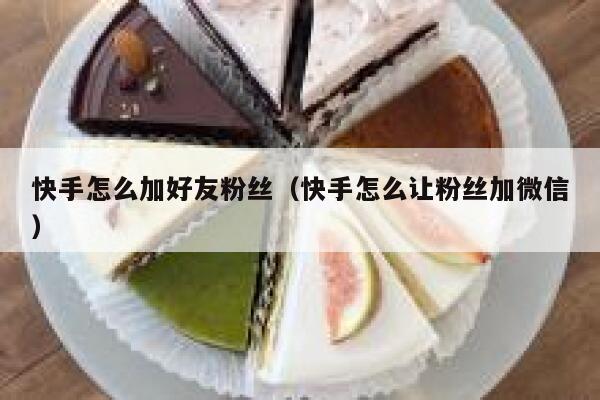 快手怎么加好友粉丝（快手怎么让粉丝加微信） 第1张