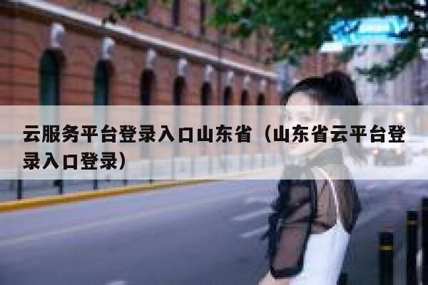 云服务平台登录入口山东省（山东省云平台登录入口登录） 第1张