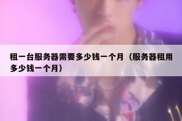 租一台服务器需要多少钱一个月(服务器租用多少钱一个月) 第1张 租一台服务器需要多少钱一个月(服务器租用多少钱一个月) 第1张