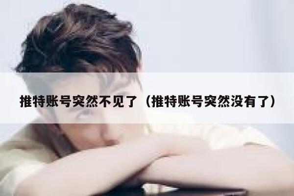 推特账号突然不见了（推特账号突然没有了） 第1张