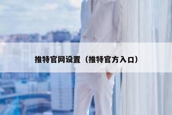 推特官网设置（推特官方入口） 第1张