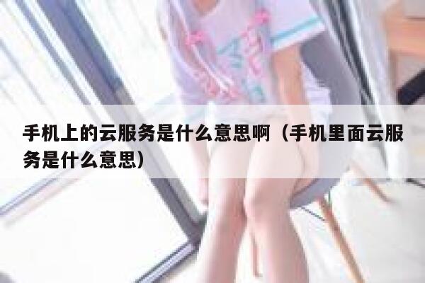 手机上的云服务是什么意思啊（手机里面云服务是什么意思） 第1张