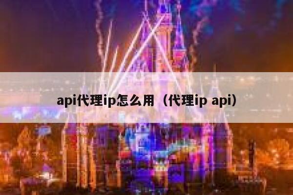 api代理ip怎么用(代理ip api) 第1张 api代理ip怎么用(代理ip api) 第1张