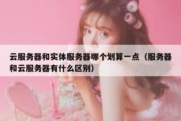云服务器和实体服务器哪个划算一点（服务器和云服务器有什么区别） 第1张