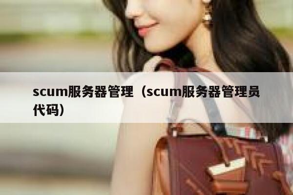 scum服务器管理（scum服务器管理员代码） 第1张