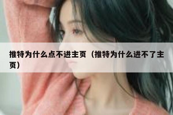 推特为什么点不进主页（推特为什么进不了主页） 第1张