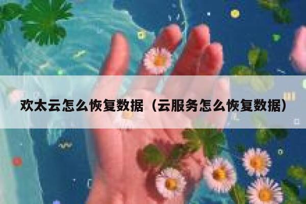 欢太云怎么恢复数据(云服务怎么恢复数据) 第1张 欢太云怎么恢复数据(云服务怎么恢复数据) 第1张