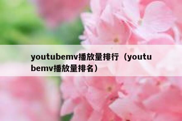 youtubemv播放量排行(youtubemv播放量排名) 第1张 youtubemv播放量排行(youtubemv播放量排名) 第1张