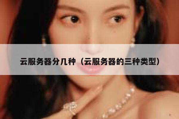 云服务器分几种（云服务器的三种类型） 第1张