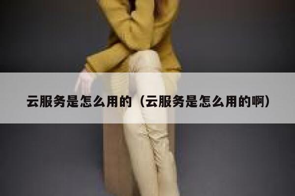 云服务是怎么用的(云服务是怎么用的啊) 第1张 云服务是怎么用的(云服务是怎么用的啊) 第1张