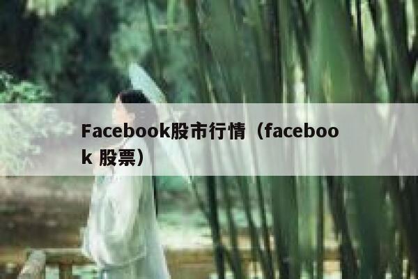 Facebook股市行情（facebook 股票） 第1张